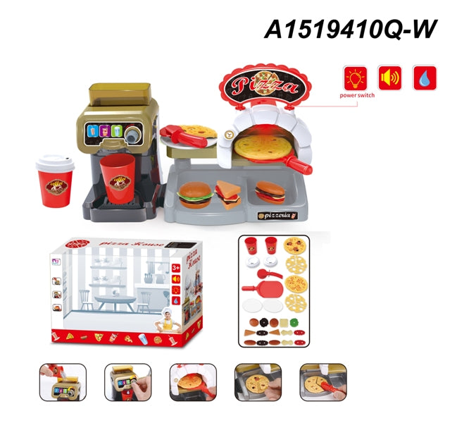 burger and pizza cooking set