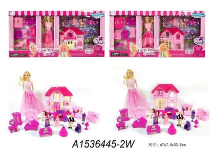 doll house with accessories