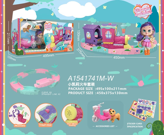 train doll set