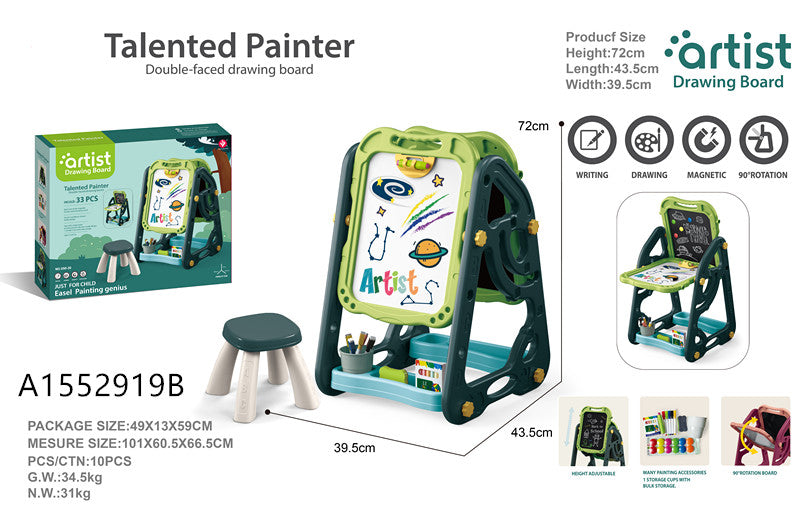 Talented Painter Drawing Board – Burgundy