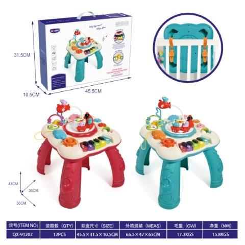 Abero Baby Toy Desk with fun games and music