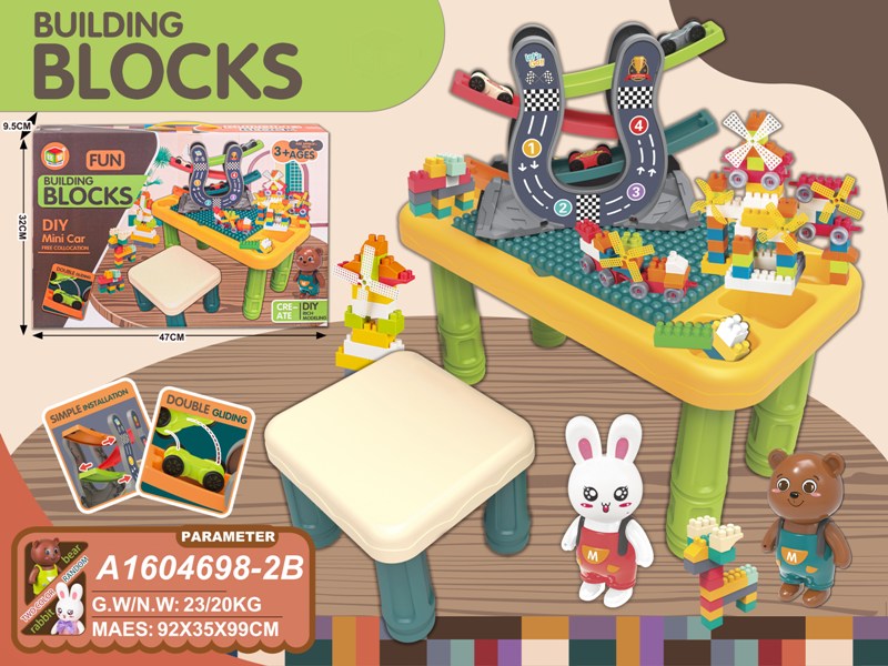 Building blocks Table and Chair