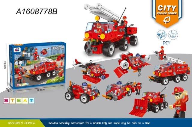 Fire Rescue 6-in-1 DIY Set