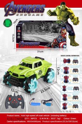 hulk remote control stunt rc car