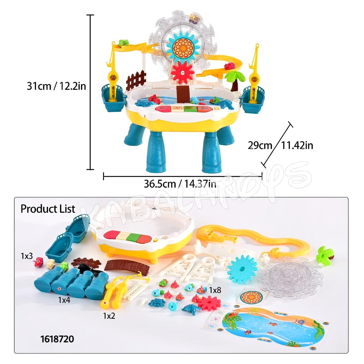 Electric fishing Game with Ferris Wheel