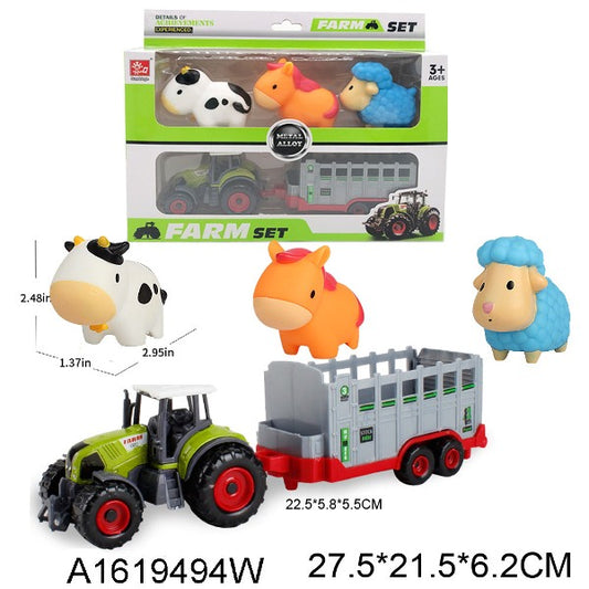 cute animals farm set