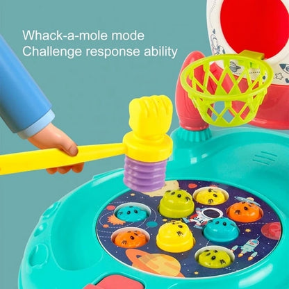 3 in 1 Whack A Mole, Fishing, Basketball Toys