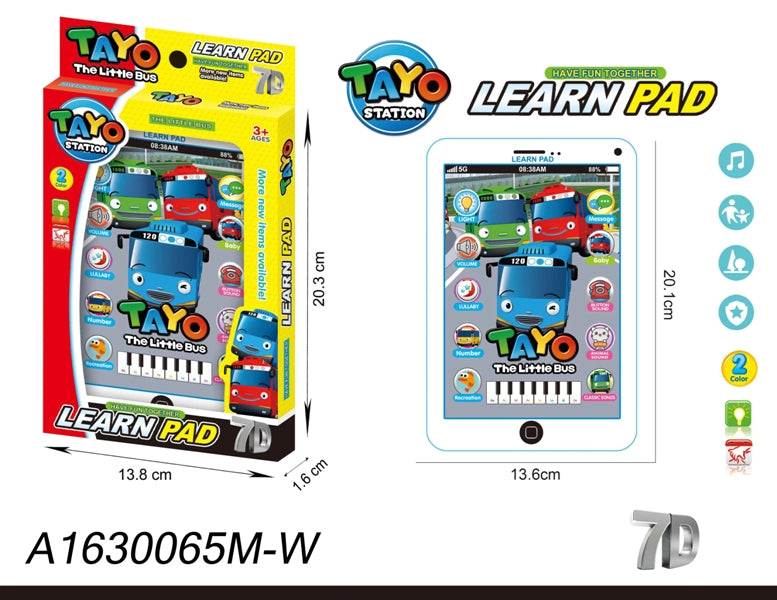 Tayo the Bus Learning Pad Baby Toys