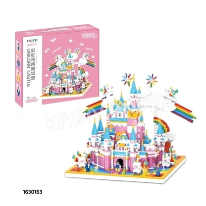 unicorn castle blocks set