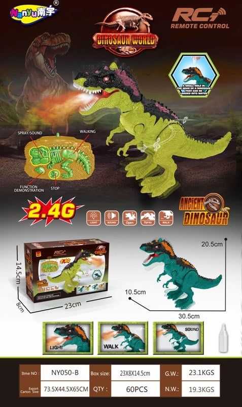 RC Walking Dinosaur with Sound & Light