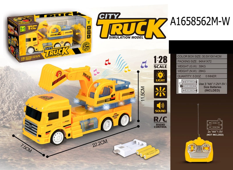 RC City Crane Truck – Music & Lights