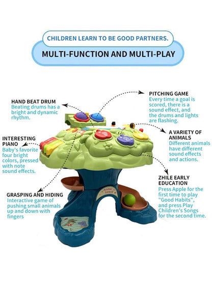 baby play table toy fun tree musical and educational