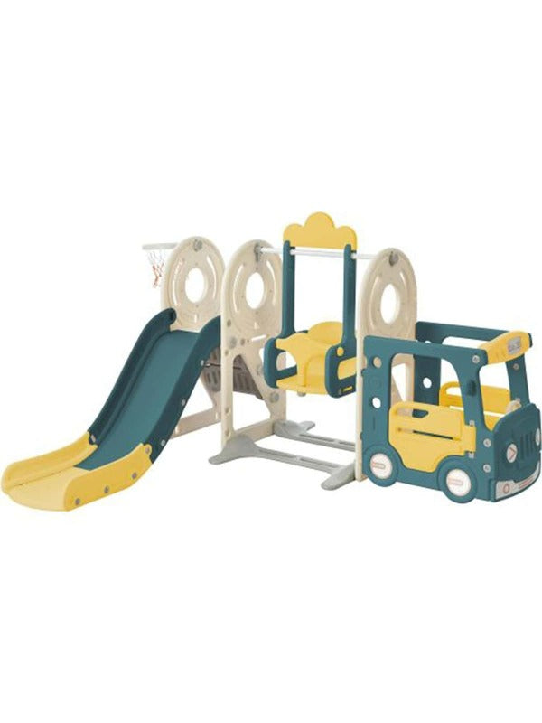 Kids Swing and Slide with Bus