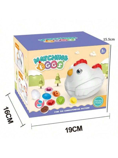 chicken and Montessori eggs puzzle