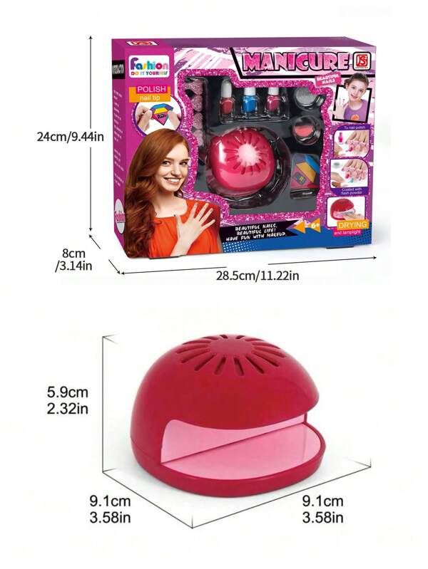 manicure kit with blow dryer