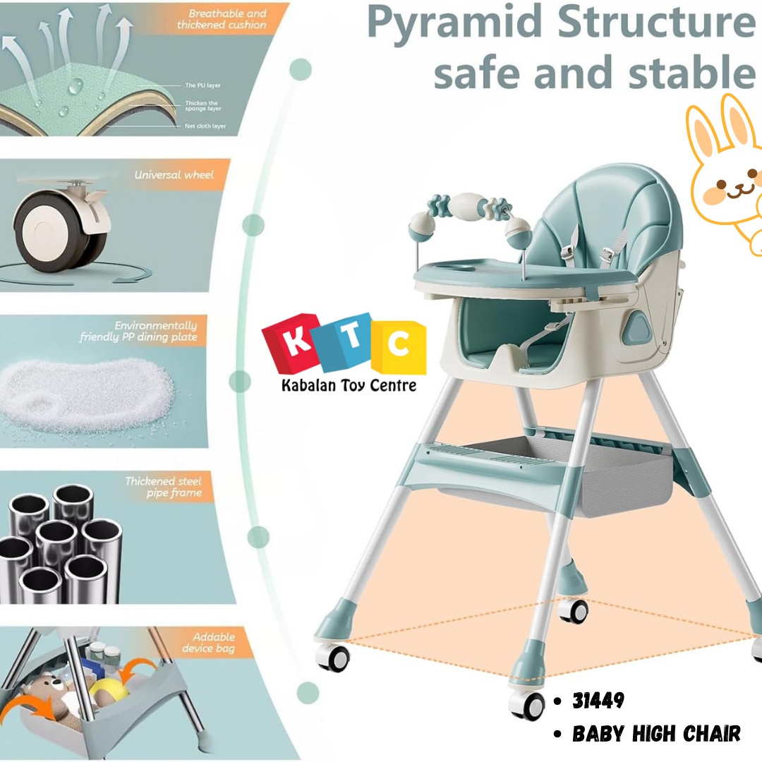 6-in-1 Baby High Chair