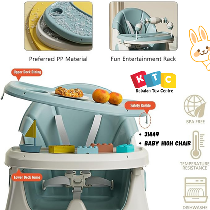 6-in-1 Baby High Chair