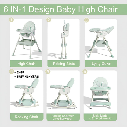 6-in-1 Baby High Chair