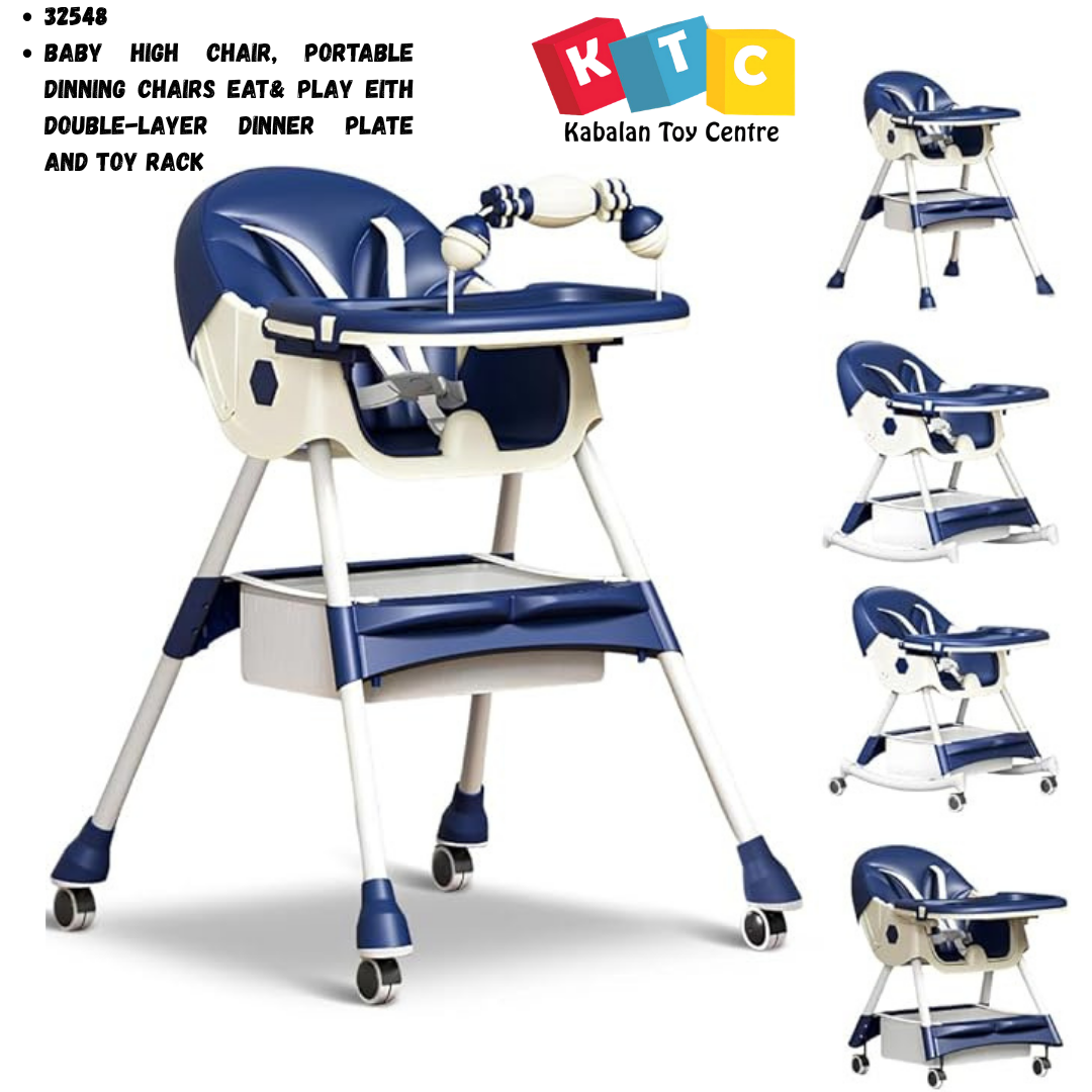Multifunctional convertible baby high chair and rocker