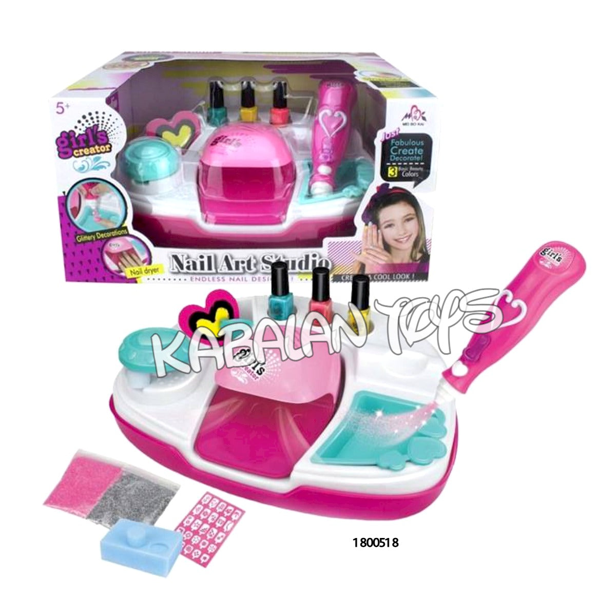 nail art studio make up set