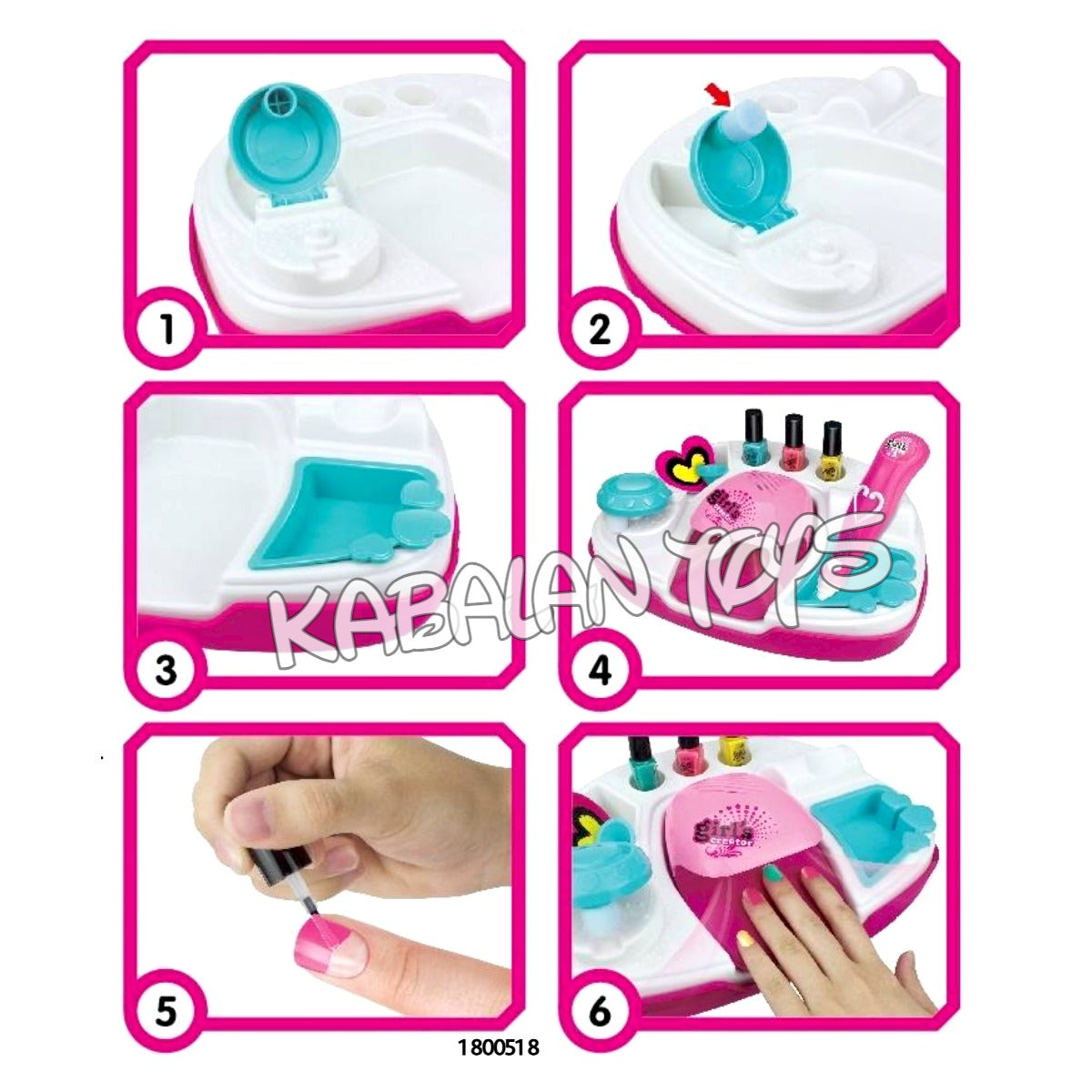 nail art studio make up set