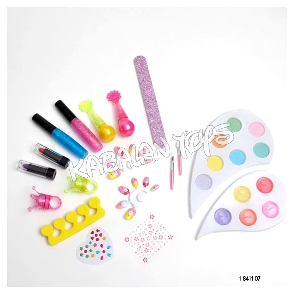 3 in 1 nail art cosmetics and lipstick set