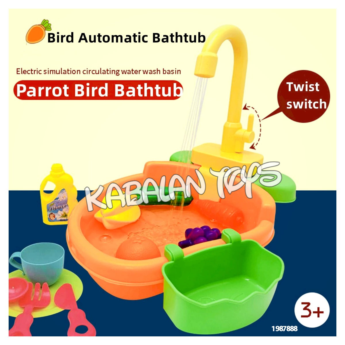 kitchen play set sink battery operated real function water game