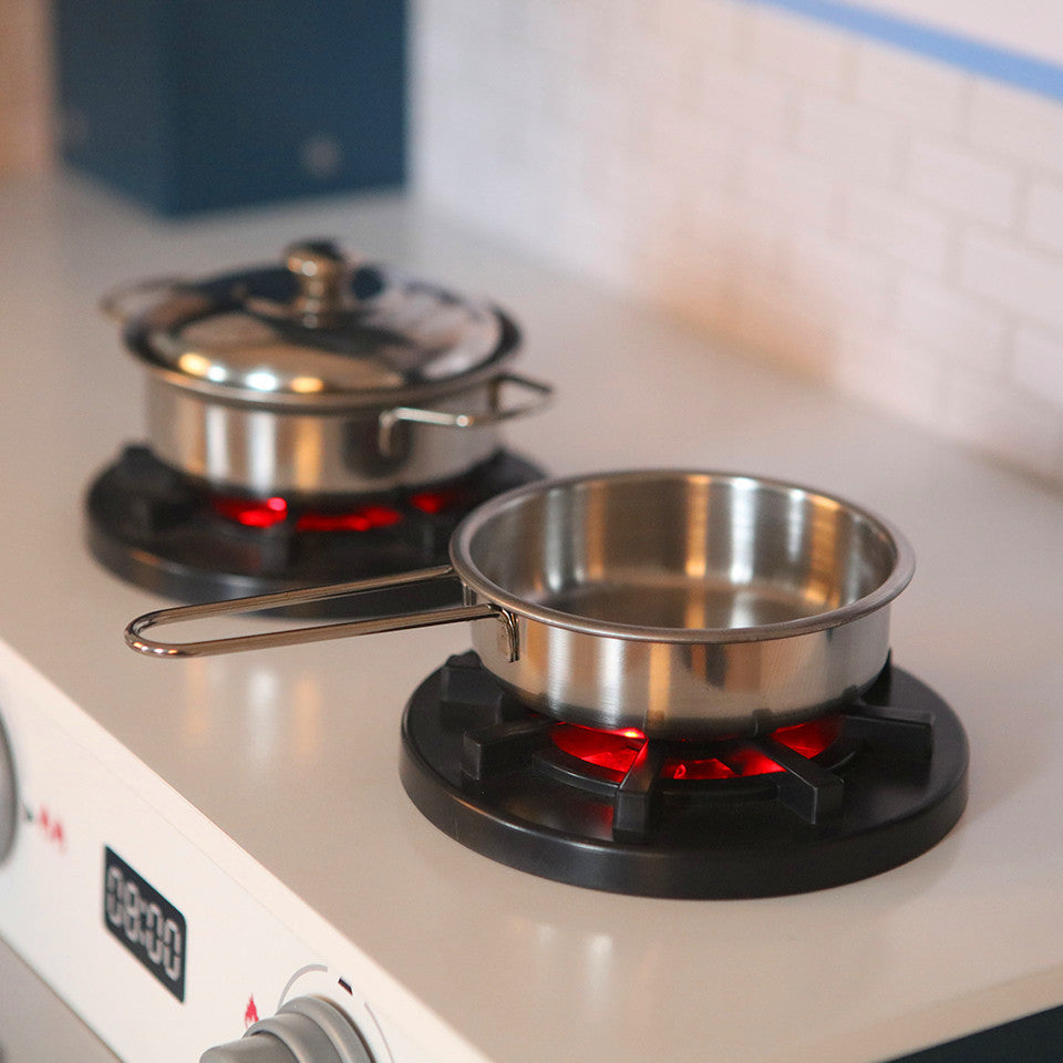 Navy Wooden Kitchen