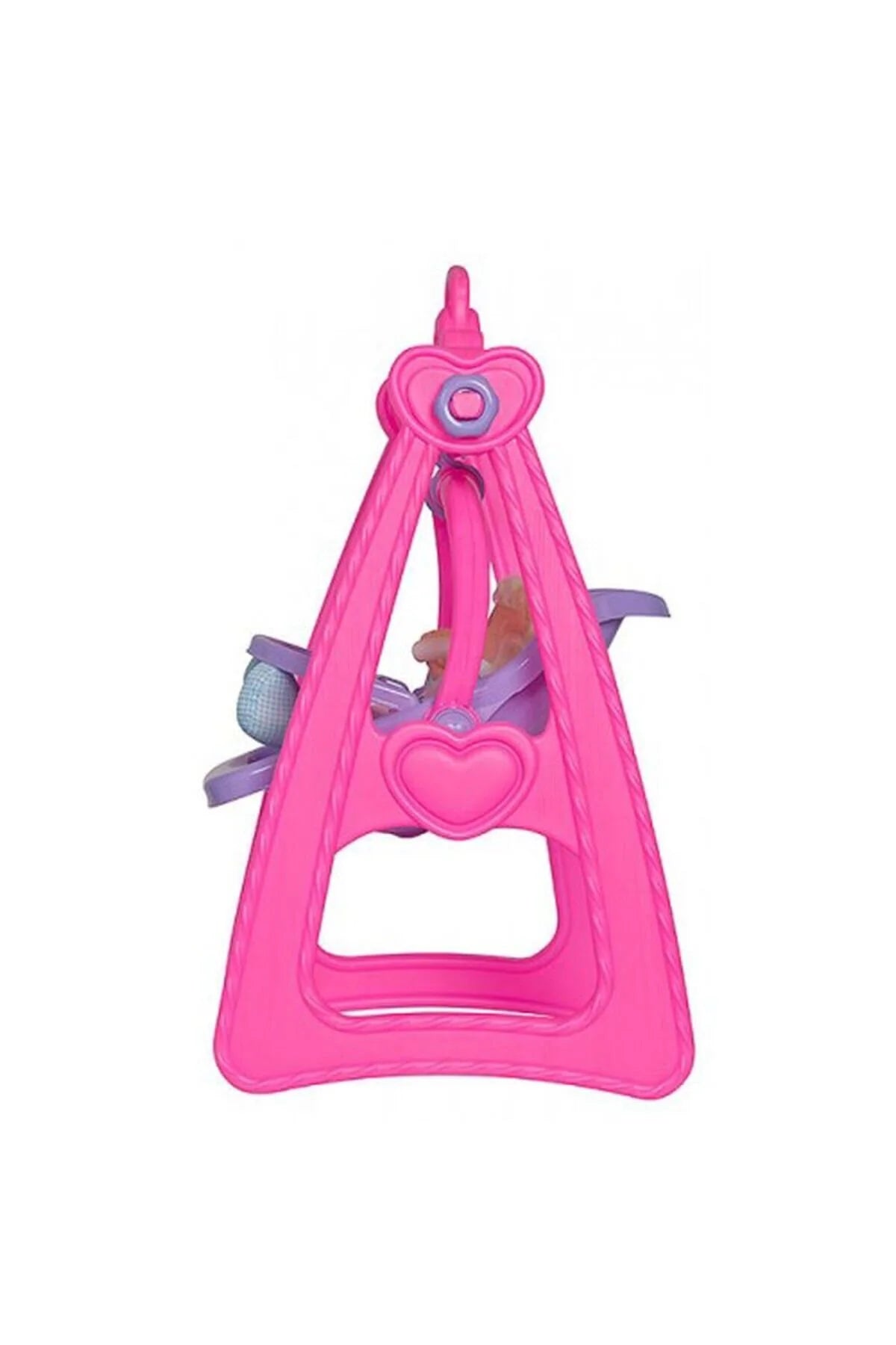pink toy doll swing set