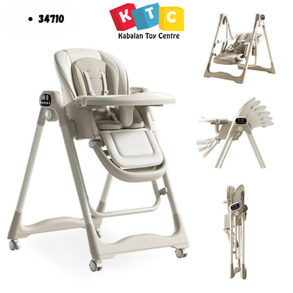 multifunctional 3-in-1 baby electric swing and high chair