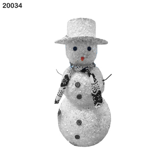 Sparkling Snowman Christmas Ornament