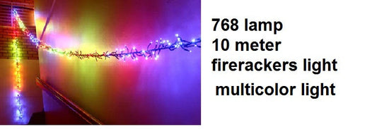 768 Lamp Firecracker Light – Multicolor 10 m