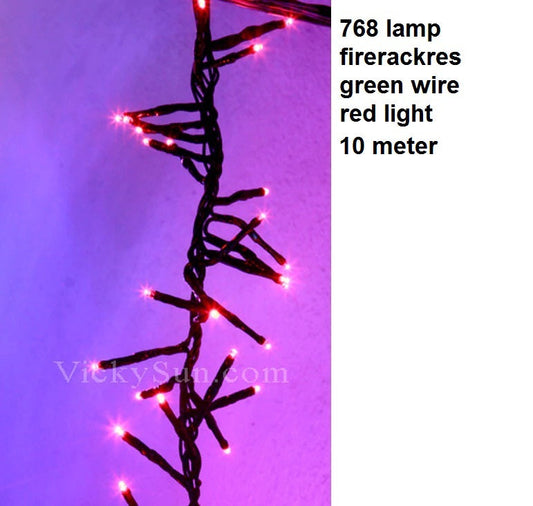 768 Lamp Firecracker Light – Red 10 m