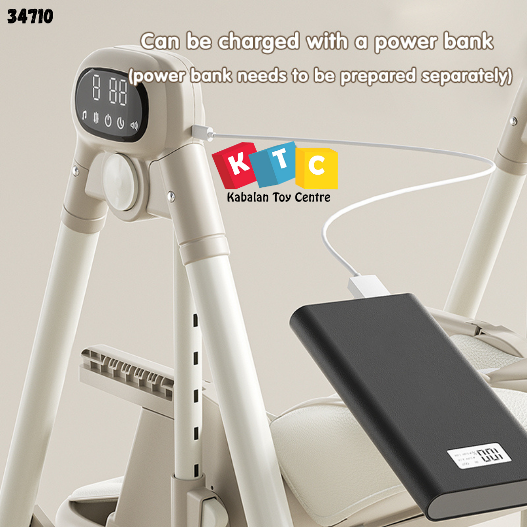 multifunctional 3-in-1 baby electric swing and high chair
