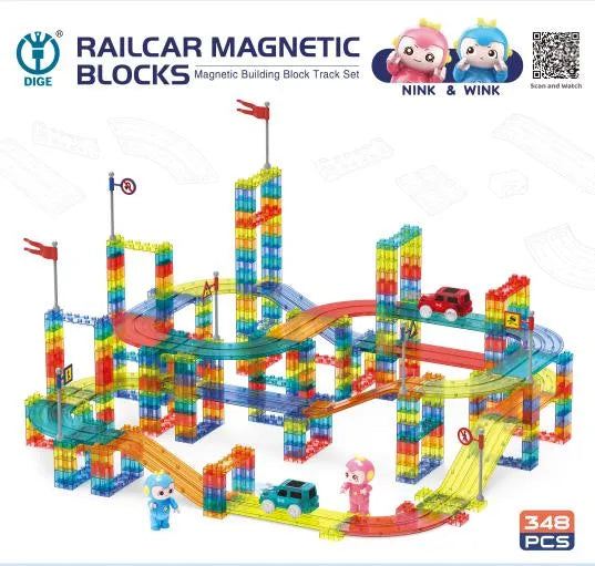 Rail Car Magnetic Blocks