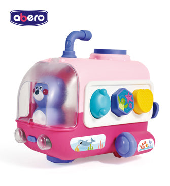 Plug-in toy baby toys from 6 months, submarine baby music toy