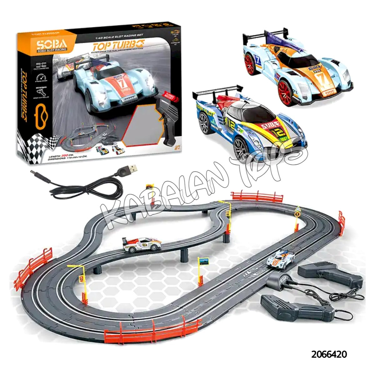 Plastic Car Race Track