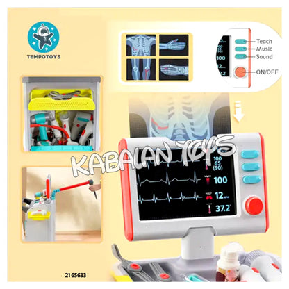 Tempo Toys New kids Pretend Play Doctor Set  Medical Units Color Box Children Doctor Toys