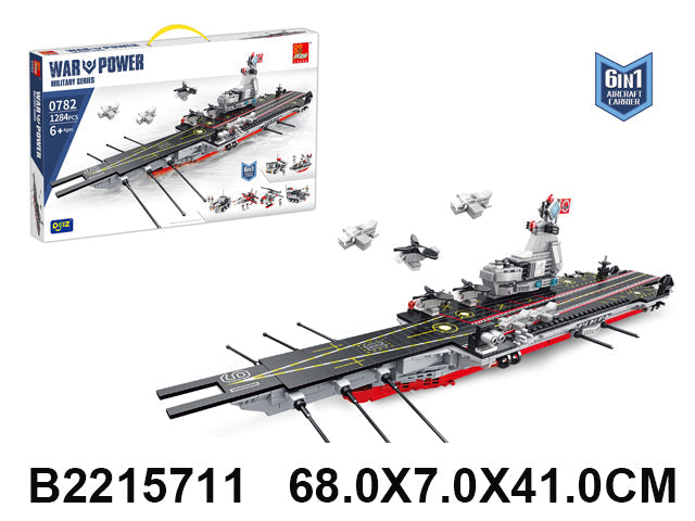 War Power Aircraft Carrier Building Set