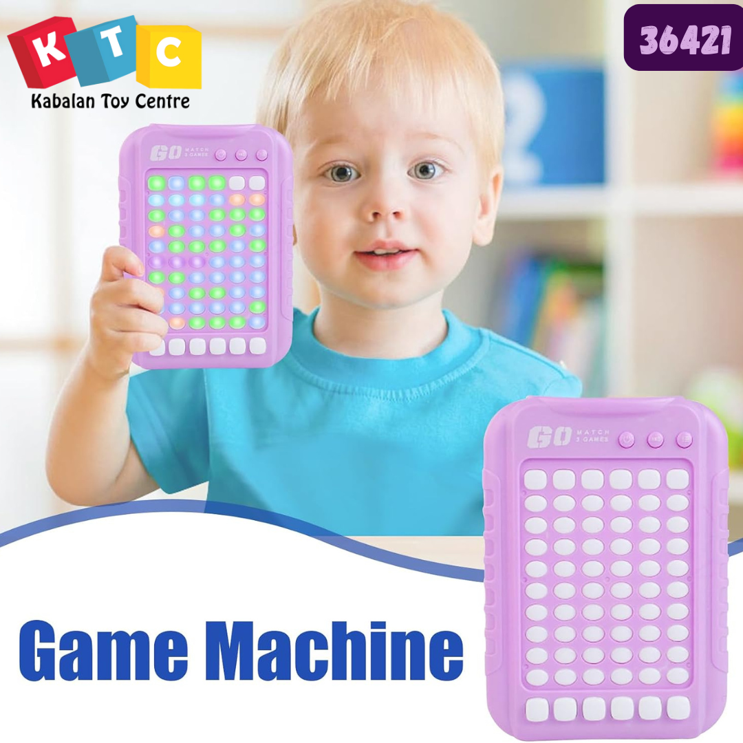 interactive electronic "Go Match 3" handheld puzzle game console
