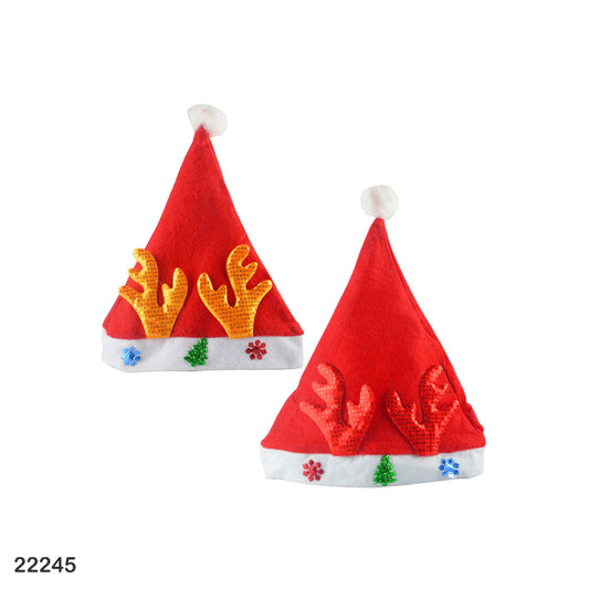 Reindeer Decor Santa Hat