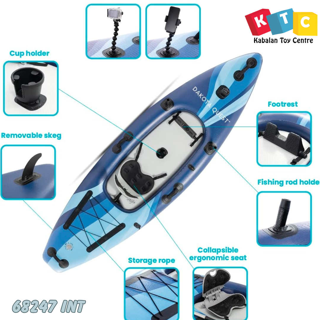 Intex AquaQuest 350T Inflatable Touring Stand Up Paddle Board