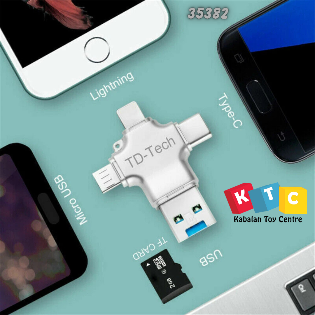 4-in-1 high-speed card reader converter.