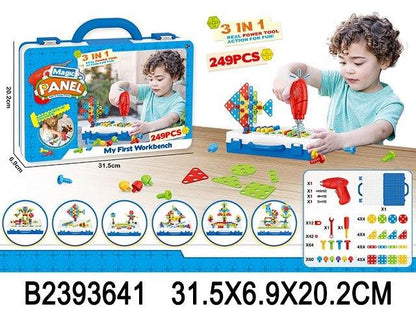 Magic Panel 249PCS My First Workbench Set