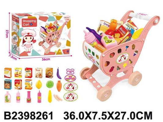 Shopping Cart Playset – Pink