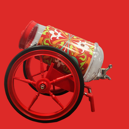 Vintage Style Drink Dispenser Cart