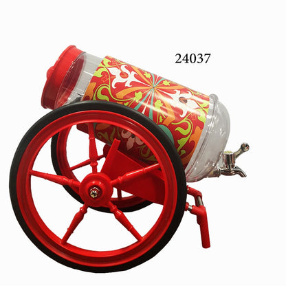 Vintage Style Drink Dispenser Cart