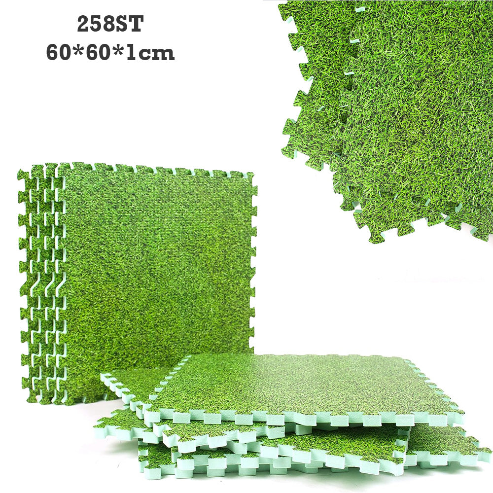 4 pieces set grass eva puzzle mat