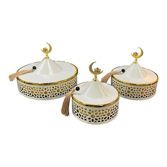 22cm Ramadan Decorative Compote