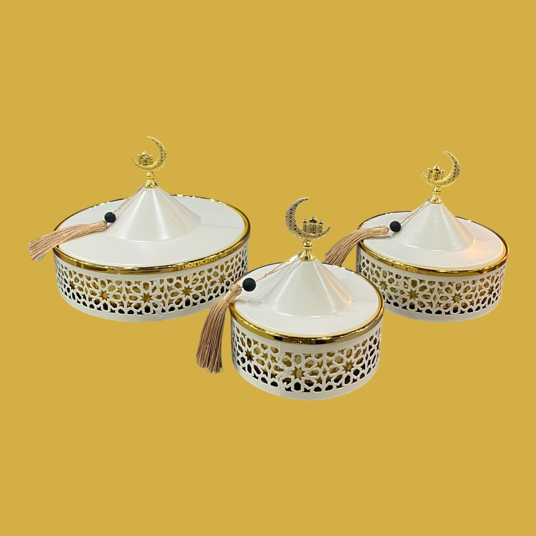 22cm Ramadan Decorative Compote